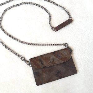 RUDSAK | Camouflage Leather Wallet Crossbody Bag